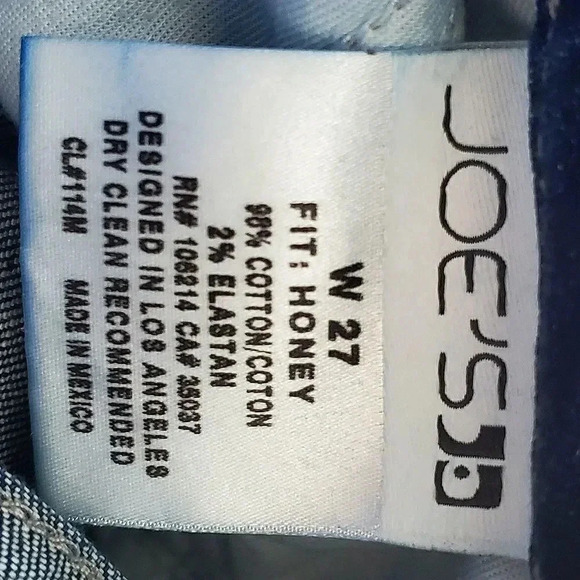 Joe's Jeans Honey fit, medium blue wash Size 27 - Picture 6 of 6